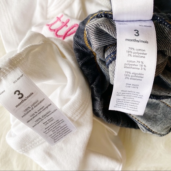 Carter’s Onesie + Jegging Outfit Size 3M - Picture 6 of 8